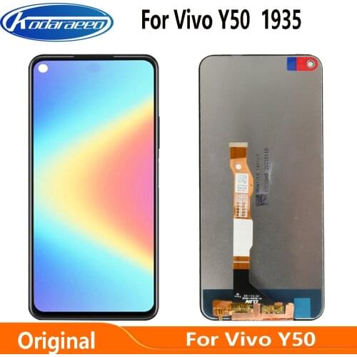 Original Display Replace 6.53"For VIVO Y50 2020 1935 LCD Touch Screen Digitizer Assembly