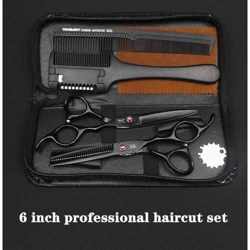 6.0 Inch Japan Professional Hairdressing Scissors Barber Thinning Shears Professional Hair Cutting Tool Hairdressers scissors