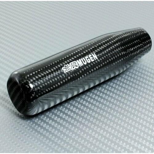 13cm jdm Real Carbon Fiber Mugen Gear Shift Knob shifter Lever Head For Honda Civic S2000 F20C FD2 fit gk5