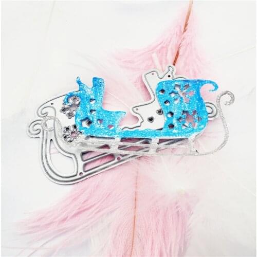 Sled Carbon Steel Metal Cutting Dies Stencil for DIY Scrapbooking Paper Album Card Craft Embossing Dies Cut