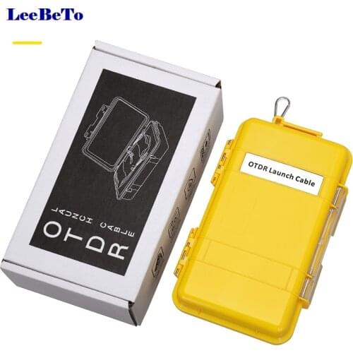 SC/APC-LC/UPC OTDR Dead Zone Eliminator Fiber Rings Fiber Optic OTDR Launch Cable Box 500M 1Km 2Km SM 1310/1550nm