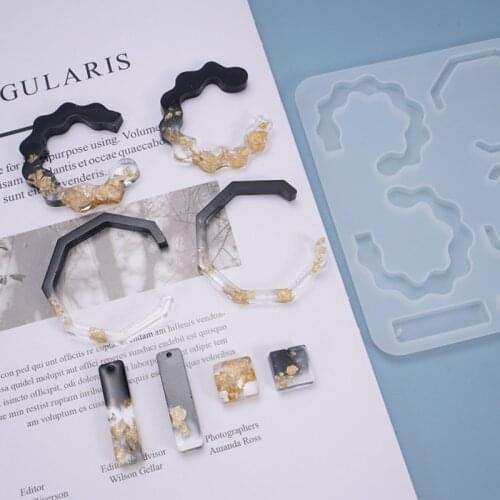 SNASAN G01 earrings eardrop Silicone Mold Ornaments Crystal pendants DIY Resin clear Mould jewelry Decoration Craft Resin Art