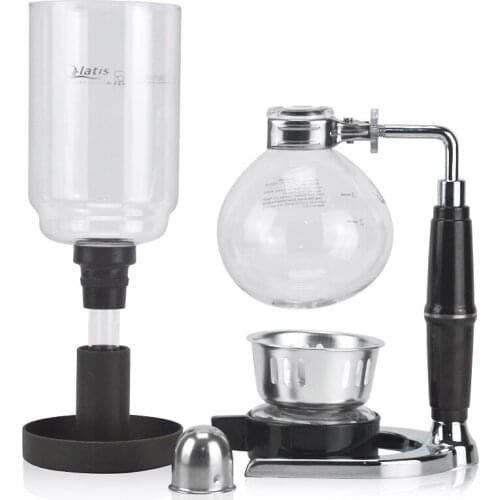 Siphon coffee pot Household glass heating Siphon pot Manual coffee maker set Coffee appliances