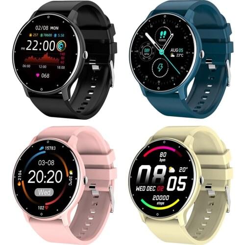 For ZL02 Smart Watch Fitness Tracker Bluetooth Full Touch Screen Heart Rate Blood Pressure Monitor Sports Wristwatch