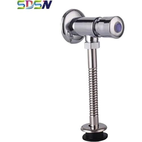 Zinc Alloy 0.6Mpa Bathroom Toilet Flush Valve Handpress Manual Delay Automatic Shutoff Urinal Flushing Valve Urine Flush Tool