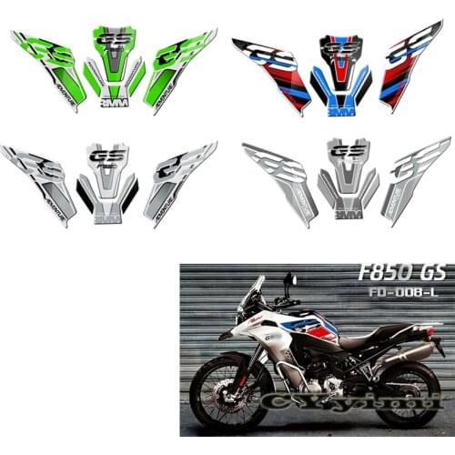 Set For BMW F850GS Adventure ADV 2019-2021 Reflective Motorcycle Anti Slip Tank Pad Decorative Sticker Protective Stickers