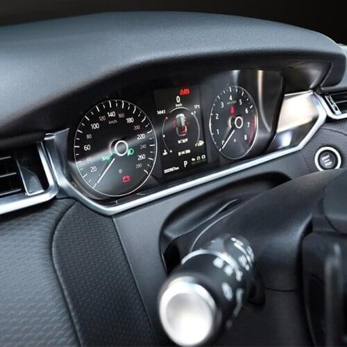 For Range Rover Velar 2018 1PC Matte ABS Chrome Car Central Console Dashboard Frame Cover Trim Car Styling Accessories