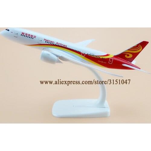 20cm Air China Hainan Airlines B787 Boeing 787 Plane Model Alloy Metal Diecast Model Airplane Aircraft Airways Gift