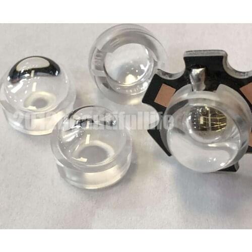 50pcs 13mm 3w rgbw 1W 3W High Power Led optical lens 15 30 45 60 90 120 Degree