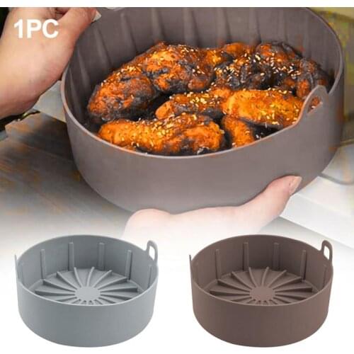 Non-stick Bread Cake Mat Accessories Removable Microwave Baking Heat Resistant Kitchen Basket Air Fryer Silicone Pot Grill Pan