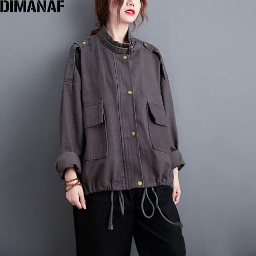 DIMANAF Women's Short Jackets
