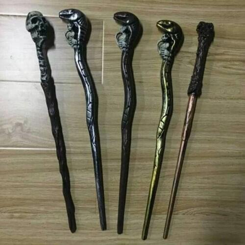 Snake head magic wand Halloween Scepter performance props