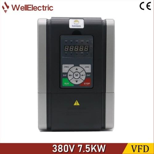 VFD Inverter HD30 7.5KW 380V V/F & SVC control for Motor Speed Control Frequency Inverter