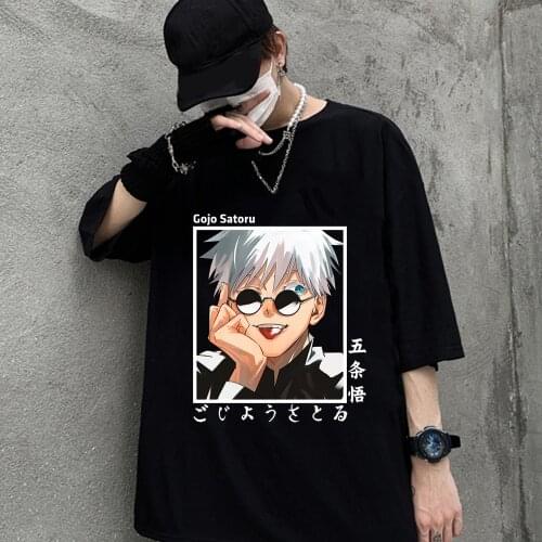2021 Anime Jujutsu Kaisen Graphic Short T Shirts Women/man Summer Top