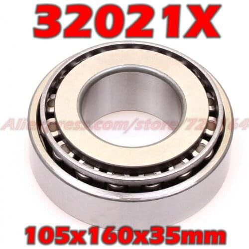 105x160x35 mm Tapered Roller Bearing 32021X 2007121E HR32021XJ 32021JR 32021XA E32021J 32021VC12 32021XU 32021E 105*160*35 32021