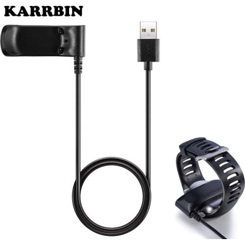 KARRBIN USB Magnetic Charging Dock Data Transfer Cable Charging Clip for Garmin Forerunner 610 GPS Fitness Sports Watch