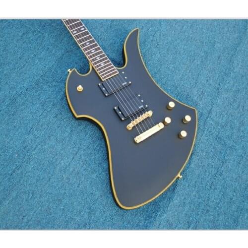 Matte black finish mockingbird electric guitar fixed bridge BC Rich electric guitar free shipping top quality KSG guitar