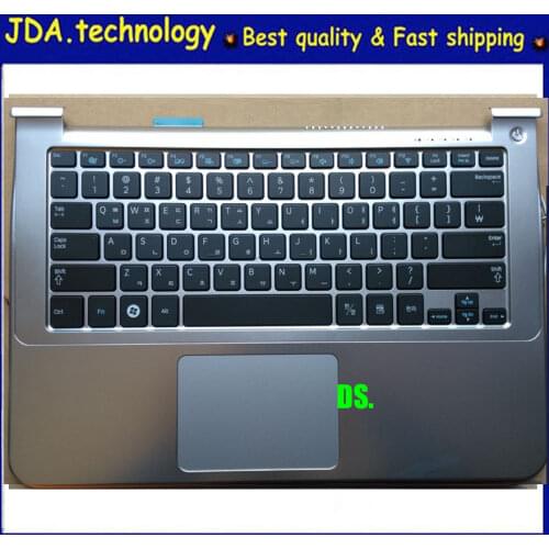 MEIARROW New/Org for SAMSUNG NP 900X3 NP900X3 NP900X3D Palmrest Korean keyboard Upper Cover Upper Case Touchpad,Silver