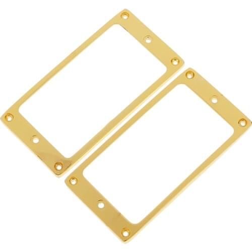 Mini Slanted Tops Guitar Pickup Ring Gold Frame for Guitar Accessory 4mm