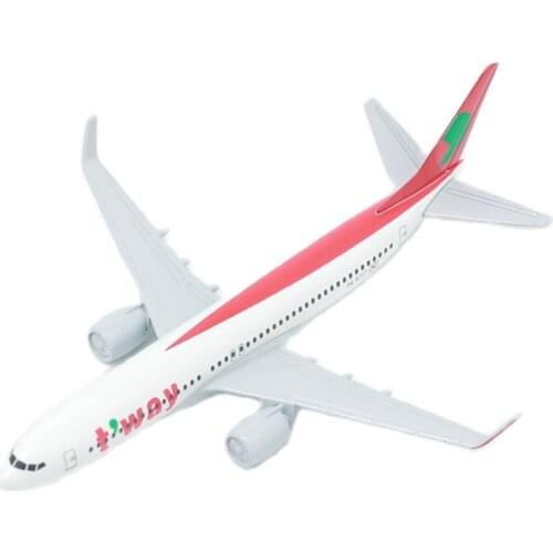 Korean T'way Air Boeing 737 Airplane Diecast Aircraft Model 6" Metal Aeroplane Home Office Decor Mini Moto Toys for Children