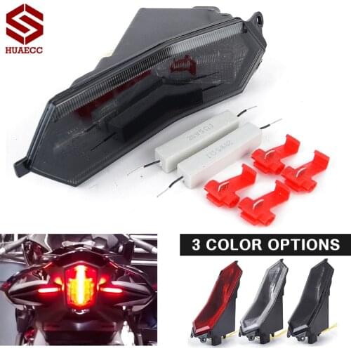Motorcycle Led Integrated Blinker Taillight for Yamaha YZF R1 2015-2021 R6 2017-2021 r7 2021 Tail Brake Turn Signal Light