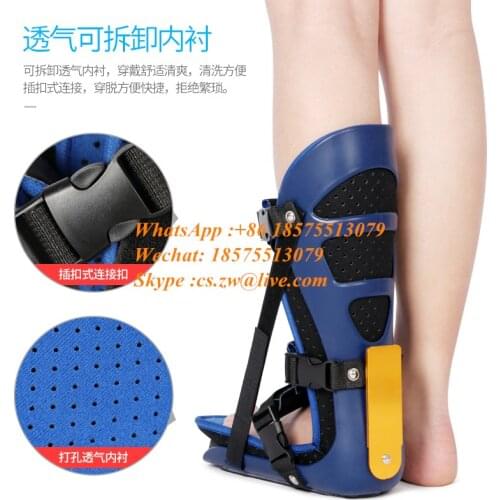 Foot Drop Orthosis Foot Support Orthopedic Shoes Hemiplegia Stroke Ankle Fracture Anti-inversion and Valgus Fixation Brace