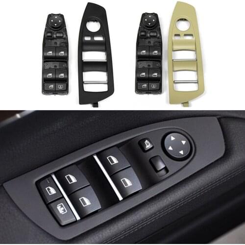 Car Interior Window Lift Switch Panel Door Handle Trim for BMW 7 Series F02 61319241915 Auto Accessories LHD Left Hand Drive