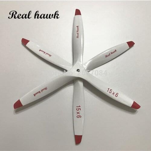 3 Blade 17x6/17x7/17x8/17x10 CCW or CW White Wooden Propeller For Scale RC Gas Airplane Model