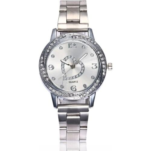 Modern Fashion Mesh Stainless Steel Bracelet Casual Wrist Watch for Woman Quartz Watches Women Female Populor Wristwatches &50