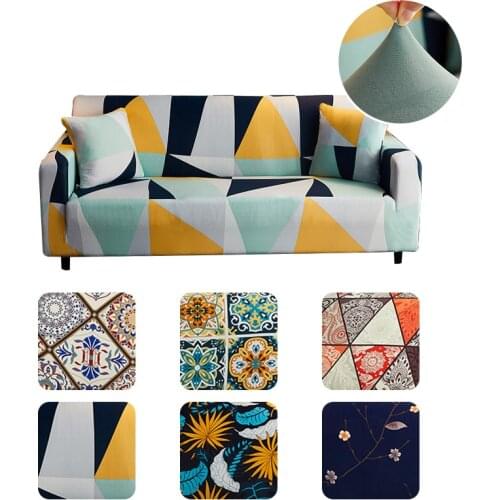 Modern High Quality Stretchable Elastic Sofa Covers for Living Room L Shape Covers for Sofa and Armchairs Covers for Corner Sofa