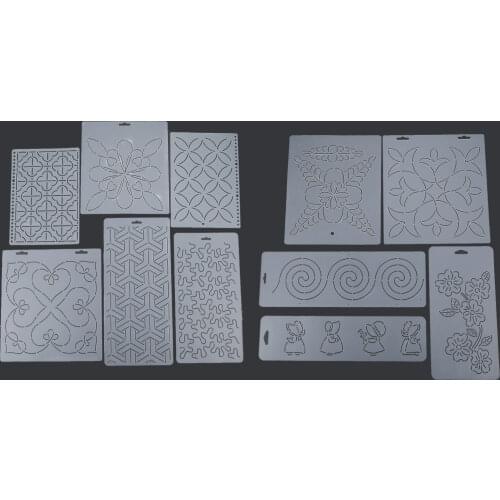 DRELD 1Pc Sewing Quilting Stencil Template Quilt Tool For Embroidery Patchwork Painting Sewing DIY Patchwork Craft Tools