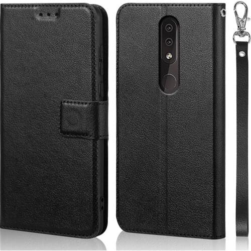 Shockproof magnetic Case for Nokia 4.2 Phone Case flip leather Case Mobile silicone Shell Cover with card slots