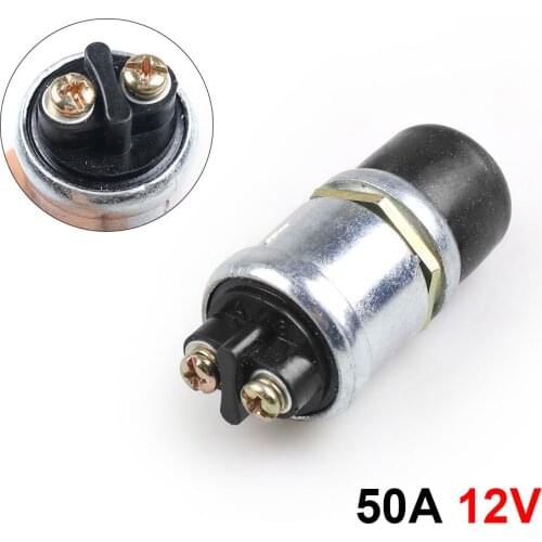 50A 12V Waterproof Car Boat Track Switch Push Button Horn Engine Start Starter