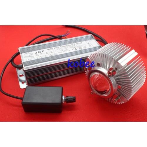 100W 100 Watt Dimmable Waterproof LED Driver + Lens Reflector + Heatsink Cooler
