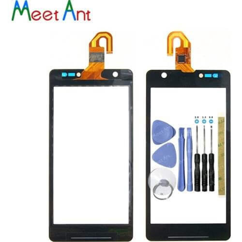 High Quality 4.6" For Sony Xperia ZR M36H C5503 C5502 Touch Screen Digitizer Front Glass Lens Sensor Panel