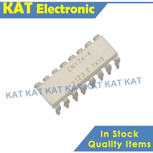 5PCS/Lot CNY74-4 CNY74-4H DIP-16 Multichannel Optocoupler with Phototransistor Output