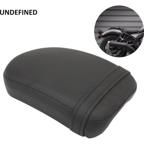 Motorcycle Rear Passenger Seat PU Leather Seat Cushion Cover For Honda Rebel CMX 300 CMX 500 2017-2020 Black