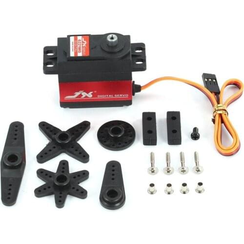 RC Parts PDI-6221MG Digital Metal Gear Servo 4.8V-6V 0.16sec/60' 20.3kg Torque Aluminums Case for 1/10 1/8 Toys RC Car Airplane