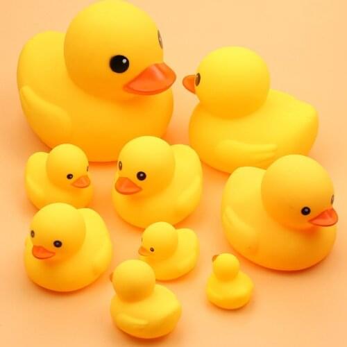 1pcs Baby Duck Rubber Duck Baby Shower Water BB Bathing Toys for Baby Kids Children Birthday Gift Classic Toy Boys Girls