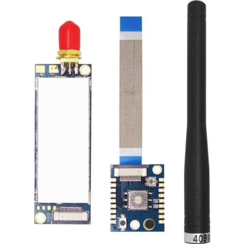 Diy Kit (2Set/lot) NiceRF New Design U Band UHF 400-480MHz Walkie Talkie Module SA858 6Km~10Km Long Range 4W Intercom RF Module