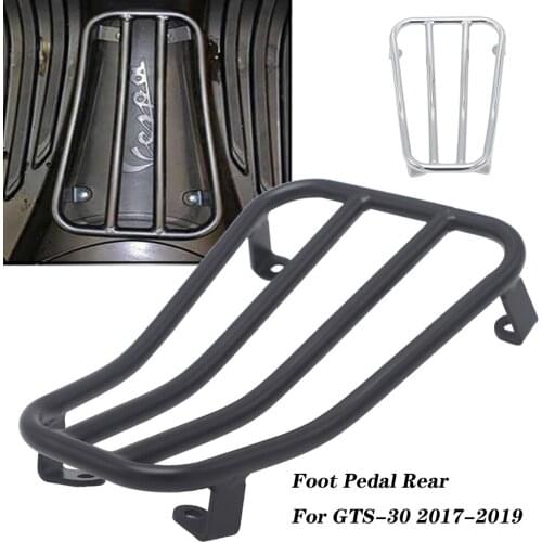 For GTS300 GTS-300 Foot Pedal Rear Luggage Rack Bracket Holder FOR VESPA GTS 300 2017 2018 2019 Motorcycle Accessories gts300