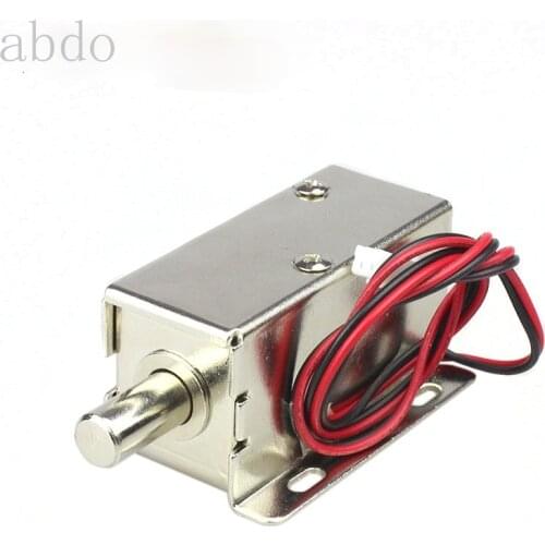 DC12v electronic lock mini mortise lock electromagnetic bolt door lock small electric control lock cabinet door lock