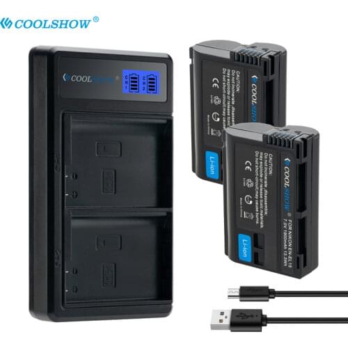 EN-EL15 ell15 Battery 1900mah for Nikon D7500 D7200 D7100 D7000 D850 D810 D810A D800 D800E MH25 V1 EN EL15 Camera Batteries