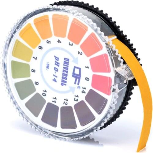 5m 0-14 PH Alkaline Acid Indicator Meter Test Paper Roll For Water Urine Saliva Soil Litmus Accurate Testing Measuring Mayitr