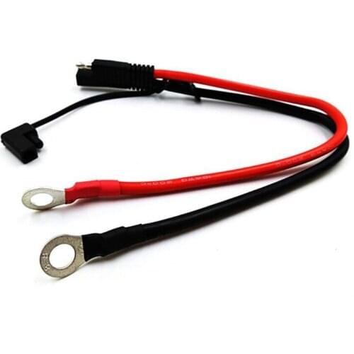 Battery Charging Cable SAE to O Ring Terminal Connectors Harness 10AWG SAE Cable 270E