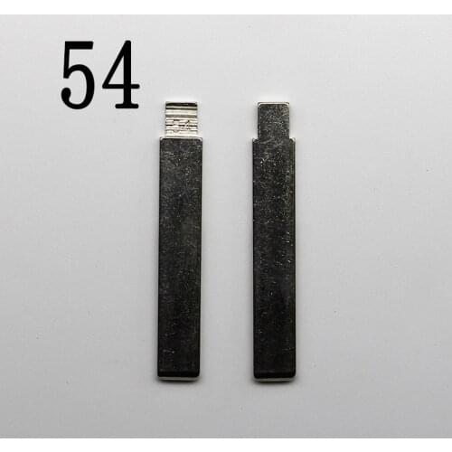 #54 key blade NO.54 HU83 locksmith traning tools Car Key Blade for Old Peugeot Citroen 307 New 508 with groove