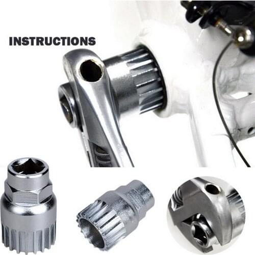 Multifunction Bicycle Repair Tool Kits Chain Cutter Bottom Bracket Remover Freewheel Crank Puller MTB Removal Tools RR7262