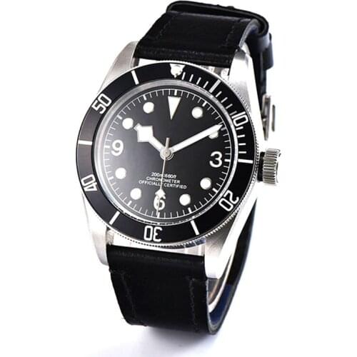 Corgeut 41MM mens watch NH35 ,Miyota8215 movement Sapphire glass luminous dial hands waterproof swim automatic mechanical watch
