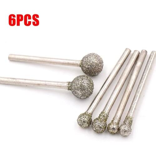 Burr Drill Bits Set Carving Engraving 45mm 3-10mm Glass Tile Stone Forming