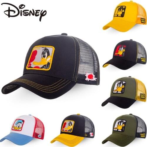 New Brand Anime Cartoon Mickey DONALD Duck Snapback Cotton Baseball Cap Men Women Hip Hop Dad Mesh Hat Trucker Hat Dropshipping